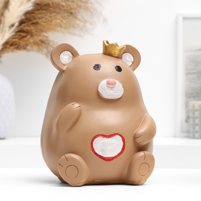 Копилка Копилка "Мишутка в короне" 14,5х14х17см