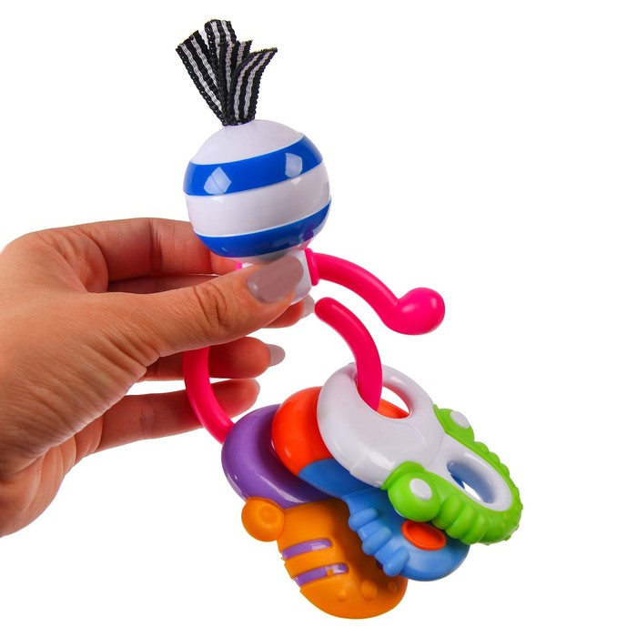 Погремушка «Ключики», на кольце, Крошка Я Погремушка «Ключики», на кольце, Крошка Я