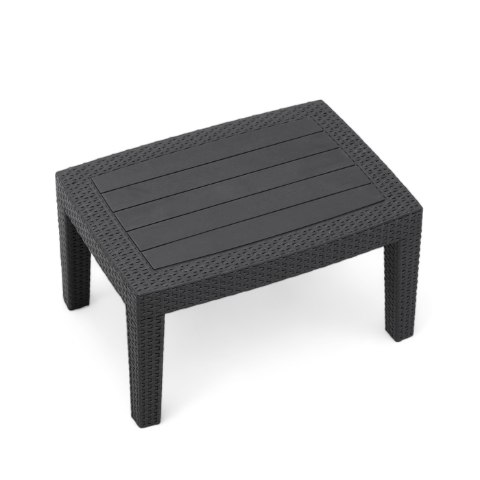 Набор садовой мебели Бора, макси, диван, 2 кресла, стол, антрацит Набор садовой мебели Бора, макси, диван, 2 кресла, стол, антрацит