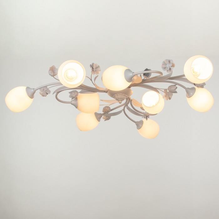 Люстра 2788/9 E27 40Вт белый 95х95х26 см BayerLux Люстра 2788/9 E27 40Вт белый 95х95х26 см BayerLux