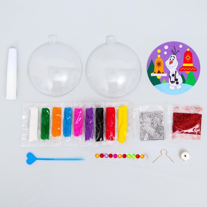 Набор для творчества «Новогодний шар-фреска» Холодное сердце Набор для творчества «Новогодний шар-фреска» Холодное сердце