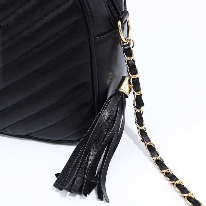 Сумка кросс-боди на молнии, цвет чёрный Сумка кросс-боди на молнии, цвет чёрный