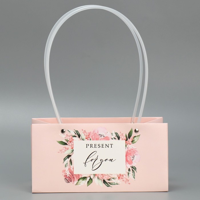 Пакет для цветов For you dear , 24 х 12 х 12 см Пакет для цветов For you dear , 24 х 12 х 12 см