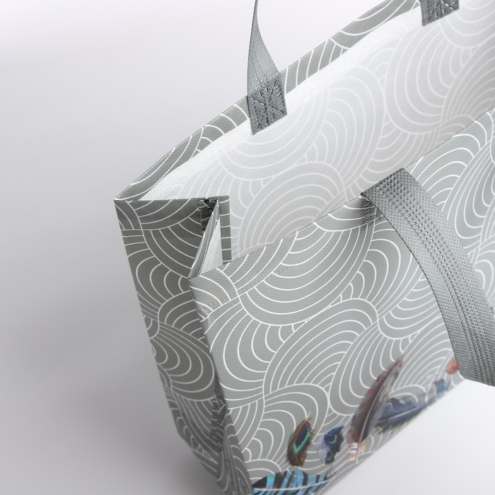 Сумка хозяйственная без застёжки, цвет серый Сумка хозяйственная без застёжки, цвет серый