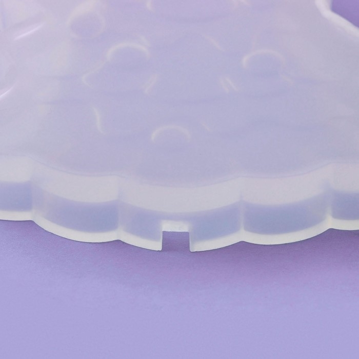 Силиконовый молд для леденцов и шоколада «Дед мороз с Елкой» Силиконовый молд для леденцов и шоколада «Дед мороз с Елкой»