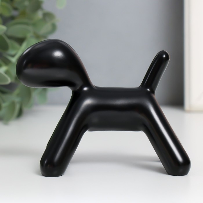 Сувенир полистоун Сувенир полистоун "Собака" чёрный 10х7,8х5,4 см