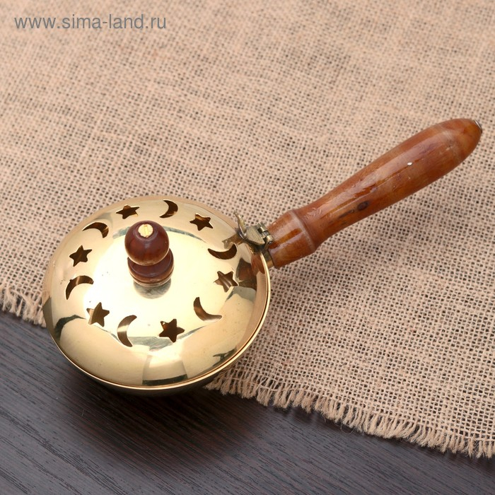 Держатель для углей Держатель для углей "Звёздочки" латунь 22х10х5,5 см