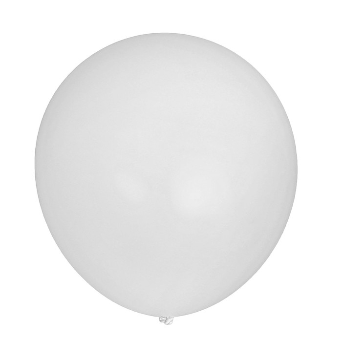 Шар латексный 32 Шар латексный 32" «Гигант», пастель, 1 шт., цвет белый