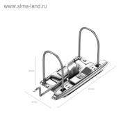 Папка-регистратор А4, 50 мм, ErichKrause Neon, с арочным механизмом, желтая