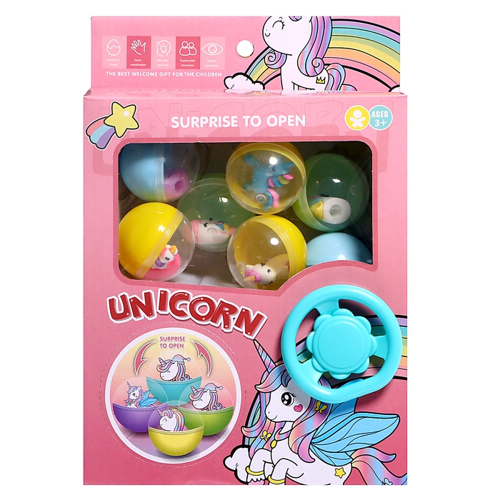 Детский игровой автомат «Сказочный пони» с игрушками, в наборе 8 шаров-сюрпризов Детский игровой автомат «Сказочный пони» с игрушками, в наборе 8 шаров-сюрпризов