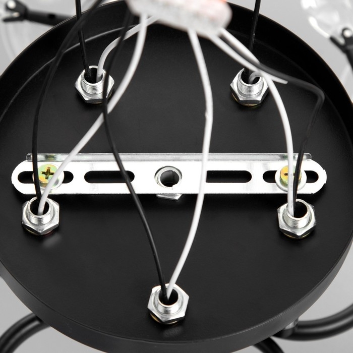 Люстра Люстра "Ариса" 5хЕ27 40Вт чёрный 58х58х27 см BayerLux