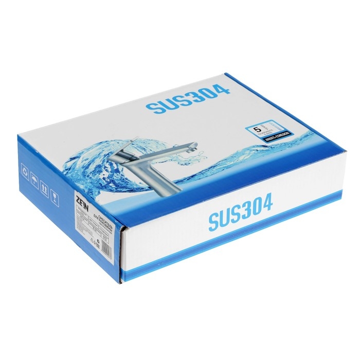 Смеситель для раковины ZEIN Z3769, однорычажный, высота излива 10.5 см, графит Смеситель для раковины ZEIN Z3769, однорычажный, высота излива 10.5 см, графит