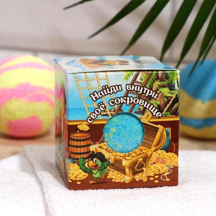 Бомбочка для ванн детская Laboratory Katrin с игрушкой для мальчиков, 135 г Бомбочка для ванн детская Laboratory Katrin с игрушкой для мальчиков, 135 г