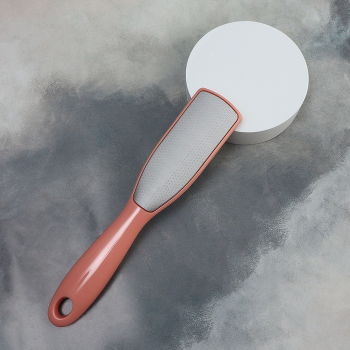 Пилка для ног, трапеция, лазерная, двусторонняя, 24,5 см, цвет розовый Пилка для ног, трапеция, лазерная, двусторонняя, 24,5 см, цвет розовый