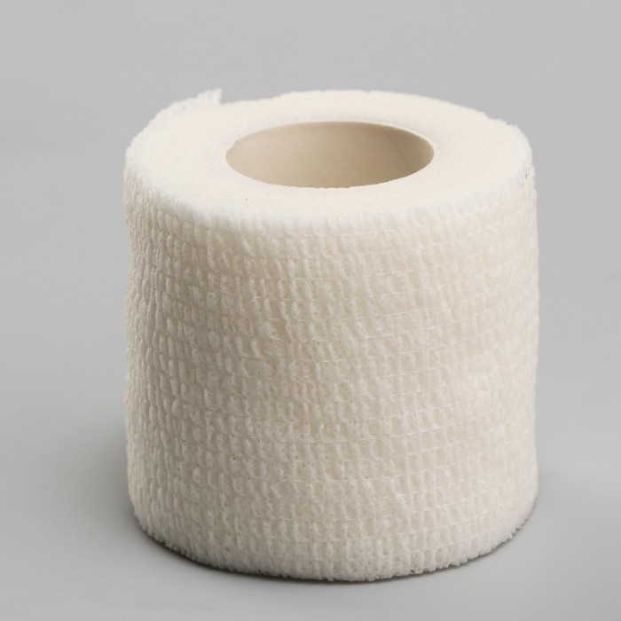 Бинт самофиксирующийся с горькой пропиткой, 5 см, макс. растяжимость 4,5 м, белый Бинт самофиксирующийся с горькой пропиткой, 5 см, макс. растяжимость 4,5 м, белый