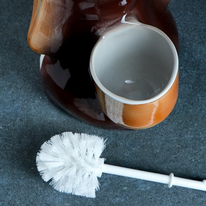 Подставка под ёрш Подставка под ёрш "Собака", с ёршиком