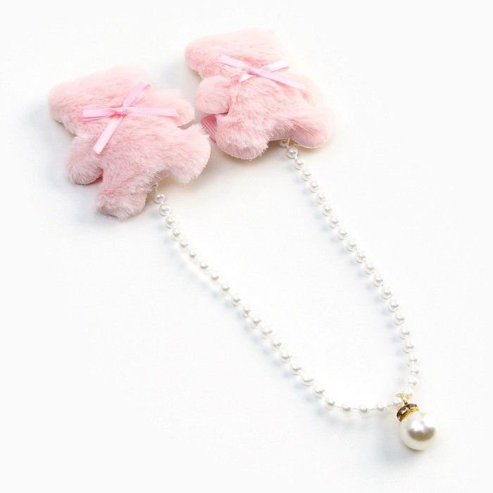 Заколки для волос новогодние «Праздник», на Новый год, набор 2 шт, 5 х 4 см Заколки для волос новогодние «Праздник», на Новый год, набор 2 шт, 5 х 4 см