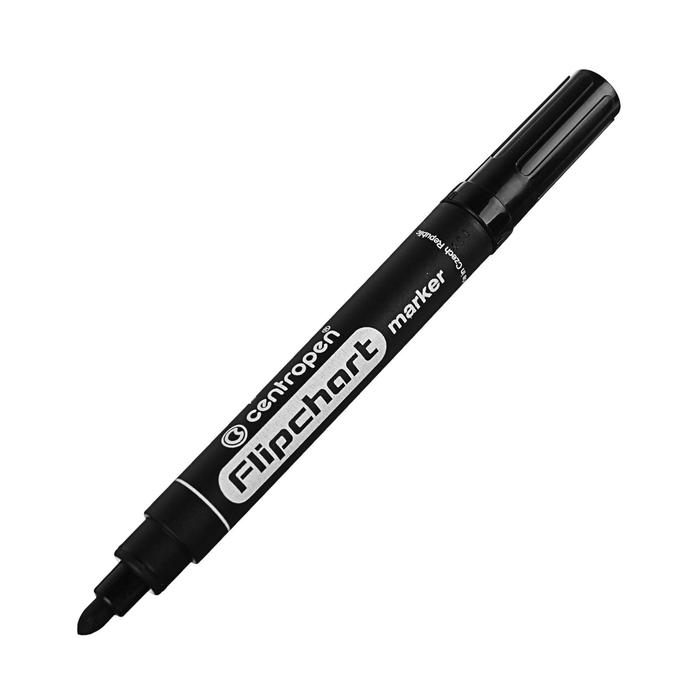 Маркер для флипчарта 5.0 мм Centropen 8550 FLIPCHART, линия 2,5 мм, цвет чёрный Маркер для флипчарта 5.0 мм Centropen 8550 FLIPCHART, линия 2,5 мм, цвет чёрный
