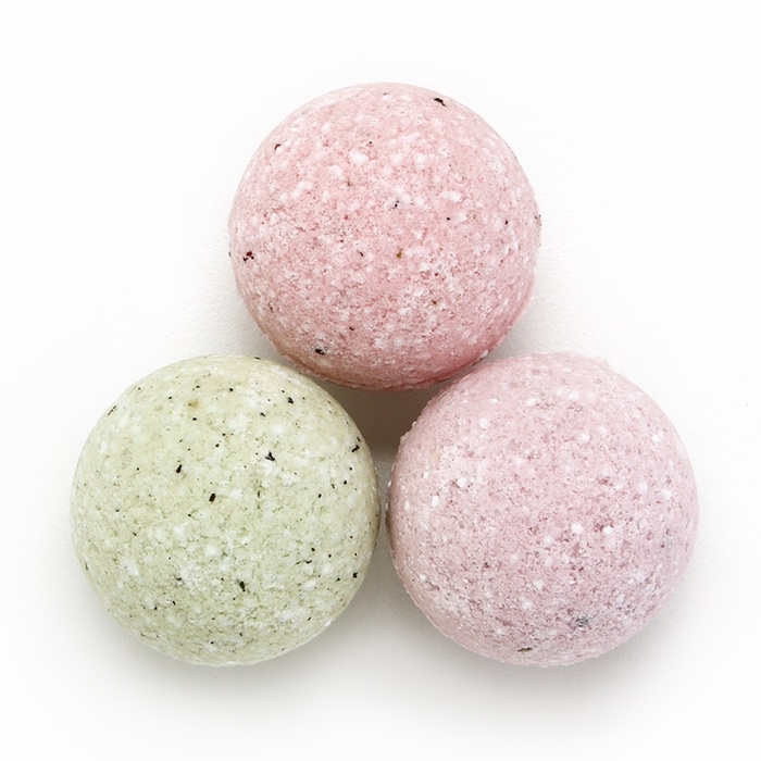 Подарочный набор косметики «Счастья!», бомбочки для ванны с добавками, 3 х 40 г, Новый Год