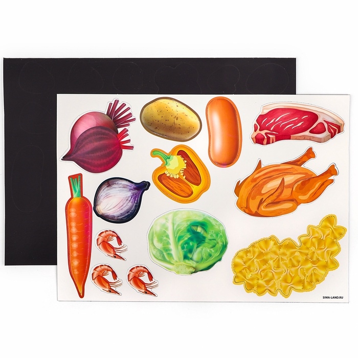 Магнитная игра Магнитная игра "Маленький повар" 28*20