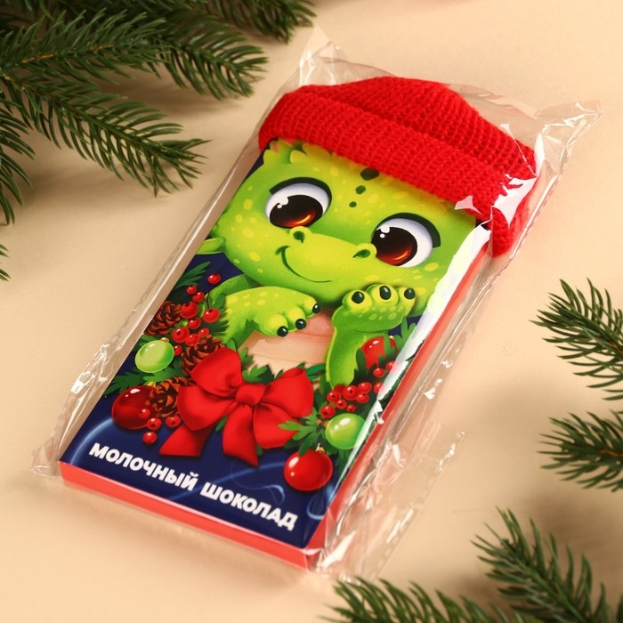 Шоколад молочный «Змея» в шапочке, 70 г.