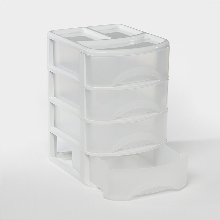 Мини-комод 4-х секционный «Минибокс», цвет МИКС Мини-комод 4-х секционный «Минибокс», цвет МИКС