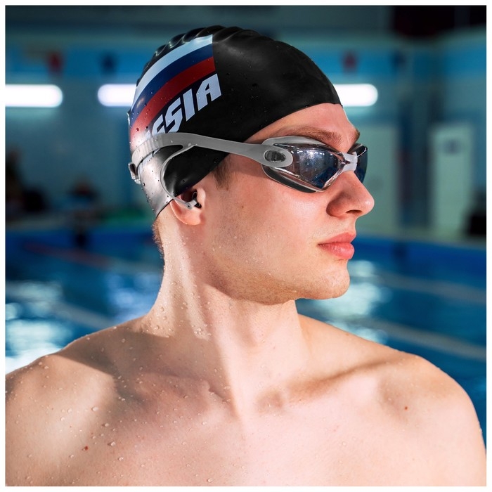 Очки для плавания ONLYTOP, беруши, цвета МИКС Очки для плавания ONLYTOP, беруши, цвета МИКС