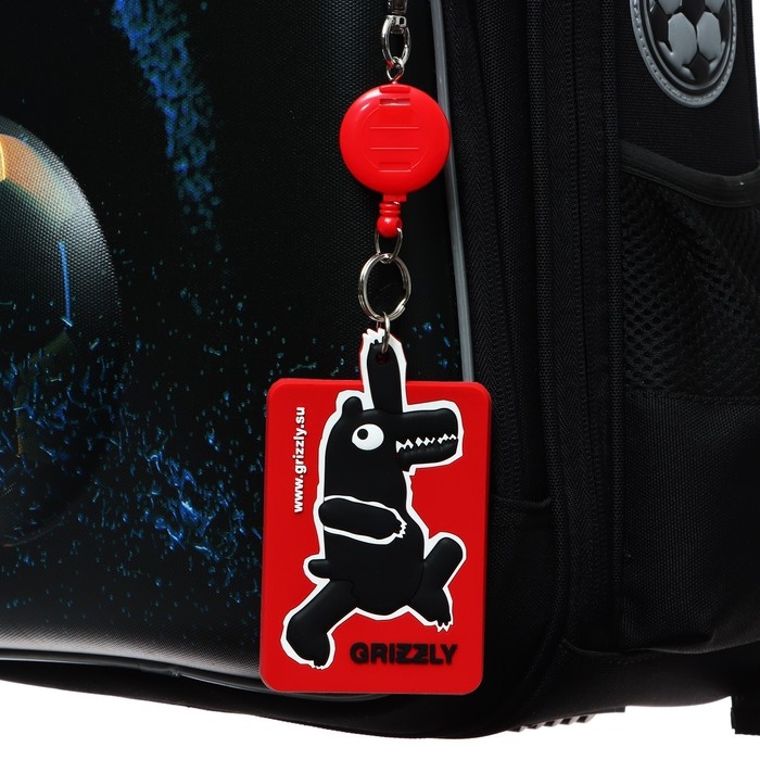 Рюкзак каркасный, 36 х 28 х 20 см, Grizzly RAz-387, чёрный RAz-387-3_1 Рюкзак каркасный, 36 х 28 х 20 см, Grizzly RAz-387, чёрный RAz-387-3_1