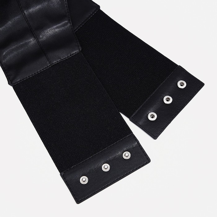 Корсет на кнопках, высота 10-15 см, цвет чёрный Корсет на кнопках, высота 10-15 см, цвет чёрный