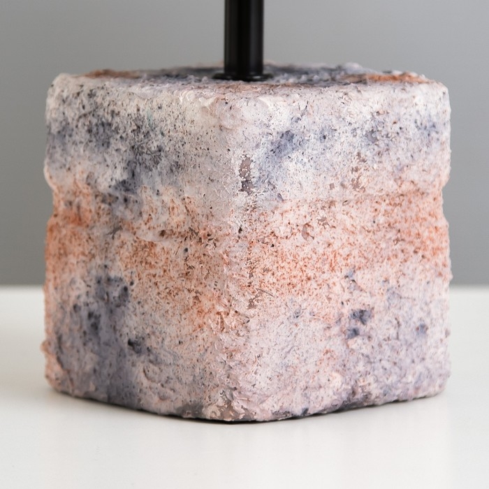 Настольная лампа Настольная лампа "Камила" Е14 40Вт коричневый черный 15х15х33см RISALUX