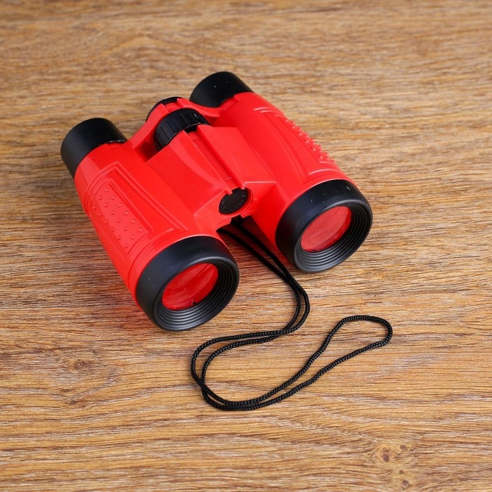 Бинокль 4х, детский, пластик, резина, микс, 10х11 см Бинокль 4х, детский, пластик, резина, микс, 10х11 см