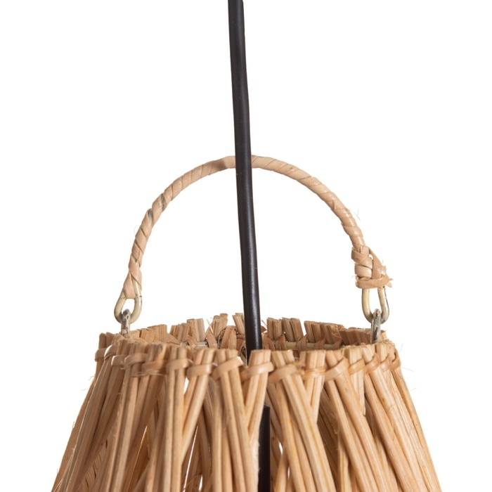 Светильник потолочный из ротанга Светильник потолочный из ротанга "Пурнама" 1х120Вт, Е27, 40х40х30 см