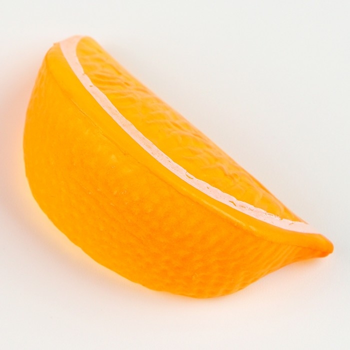 Фигурка для поделок и декора «Дольки апельсин, лимон», набор 4 шт., размер 1 шт. — 5 × 2,3 × 3 см Фигурка для поделок и декора «Дольки апельсин, лимон», набор 4 шт., размер 1 шт. — 5 × 2,3 × 3 см