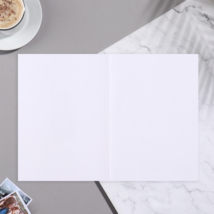 Открытка с деревянным элементом Открытка с деревянным элементом "Люблю!" ручная работа, сердце, 14,7х10,5 см