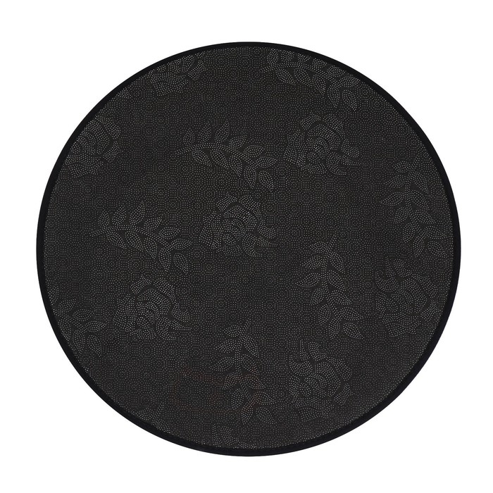 Коврик для животных, EVA+полиэстер, d=60 см. чёрный Коврик для животных, EVA+полиэстер, d=60 см. чёрный