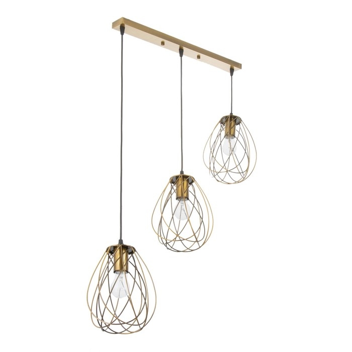 Светильник BayerLux Светильник BayerLux "Бигли" 3хЕ27 40Вт золото 18х50х20-120см