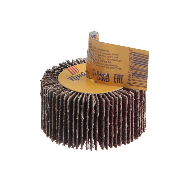 Круг лепестковый радиальный ТУНДРА, 60 х 30 х 6 мм, Р60 Круг лепестковый радиальный ТУНДРА, 60 х 30 х 6 мм, Р60