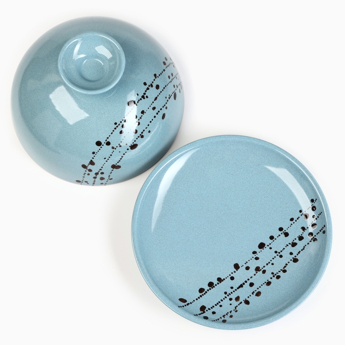 Блинница - хлебница  Блинница - хлебница "Застолье" 1,8л / 15х24см, блюз