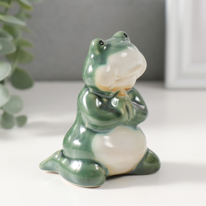 Сувенир керамика  Сувенир керамика "Смешной лягушонок" МИКС 6,5х9,5х13 (9,5) см