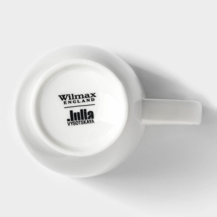 Набор кружек фарфоровых Wilmax «Юлия Высоцкая», 2 предмета: 350 мл, цвет белый Набор кружек фарфоровых Wilmax «Юлия Высоцкая», 2 предмета: 350 мл, цвет белый