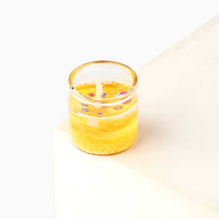 Новогодняя свеча гелевая в стакане Зима это ..«Новый год: Золотой шик», без аромата, скретч-слой, 2,5 х 2,5 х 2,5 см Новогодняя свеча гелевая в стакане Зима это ..«Новый год: Золотой шик», без аромата, скретч-слой, 2,5 х 2,5 х 2,5 см