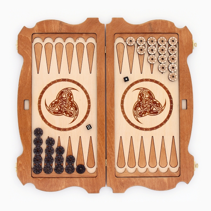 Нарды деревянные большие, резные, настольная игра Нарды деревянные большие, резные, настольная игра "Дракон", 45 х 45 см