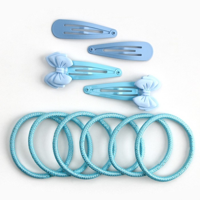 Заколки и резинки для волос «Dream happen», 10 шт. Заколки и резинки для волос «Dream happen», 10 шт.