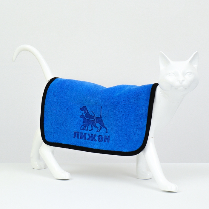 Полотенце для животных супервпитывающее, малое, 30 х 30 см, синее Полотенце для животных супервпитывающее, малое, 30 х 30 см, синее