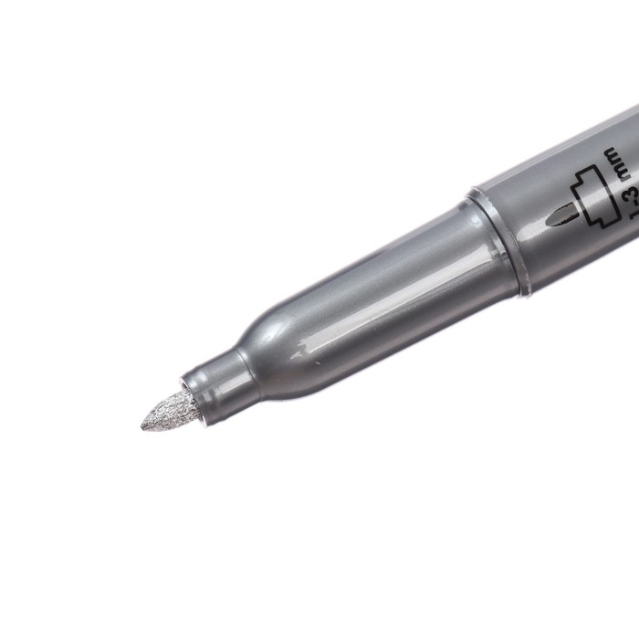 Маркер для декора 1-3 мм BRAUBERG ART METALLIC, серебристый 152439 Маркер для декора 1-3 мм BRAUBERG ART METALLIC, серебристый 152439