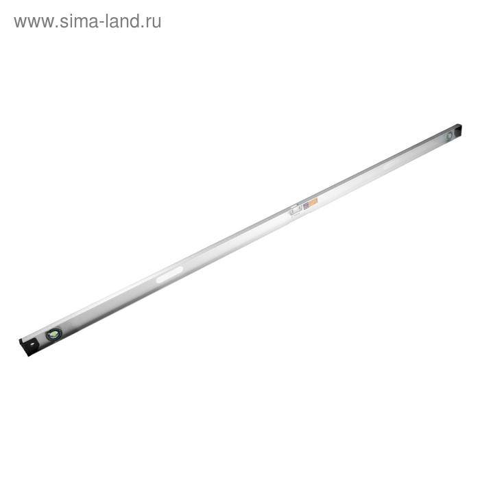 Уровень алюминиевый ТУНДРА  Уровень алюминиевый ТУНДРА "Рельс", 3 глазка (1 поворотный), 2000 мм