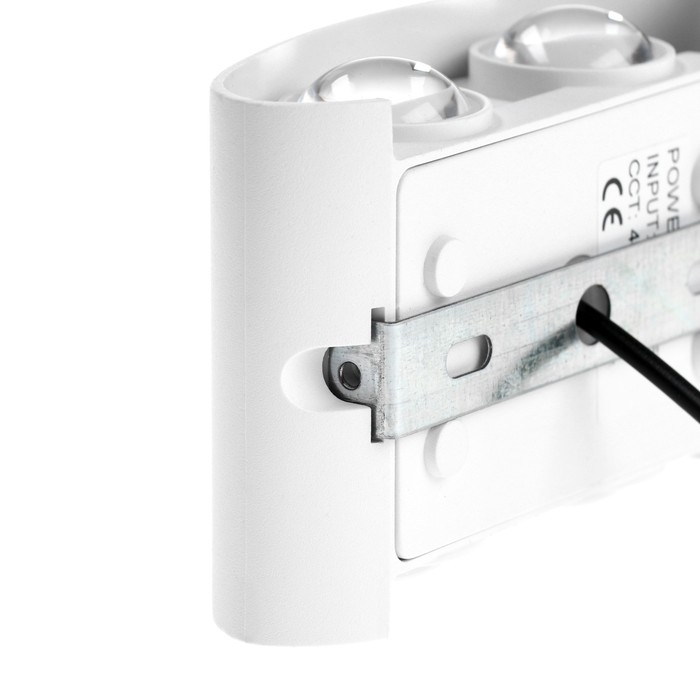 Светильник фасадный «Полусфера», FSD-072, 4 Вт, 4000К, 2 луча, IP65, 220 В, пластик, белый 1008420 Светильник фасадный «Полусфера», FSD-072, 4 Вт, 4000К, 2 луча, IP65, 220 В, пластик, белый 1008420