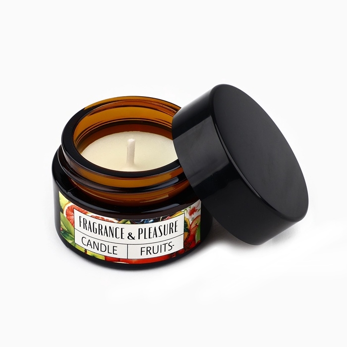 Свеча ароматическая «Fragrance» аромасвеча, аромат фруктовый, 5 х 5,3 см Свеча ароматическая «Fragrance» аромасвеча, аромат фруктовый, 5 х 5,3 см