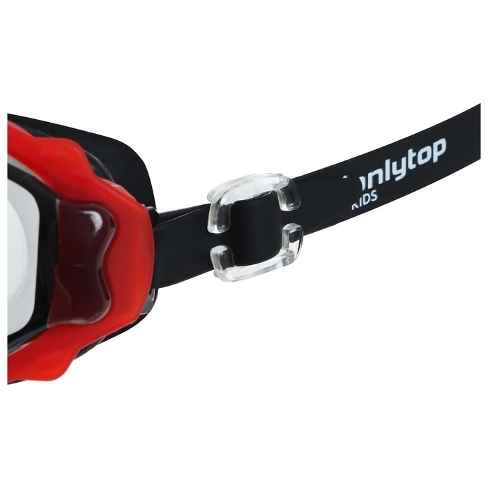 Очки для плавания детские ONLYTOP, беруши, цвет чёрный Очки для плавания детские ONLYTOP, беруши, цвет чёрный