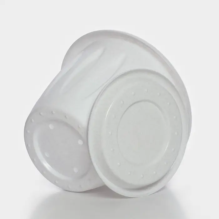 Горшок для цветов &laquo;Фелиция&raquo;, 3.6 л, d=22.5 см, h=17.2 см, пластиковый, с поддоном, цвет мраморный